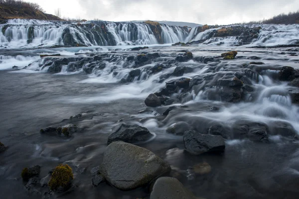 Водоспад Bruarfoss, Ісландія — стокове фото