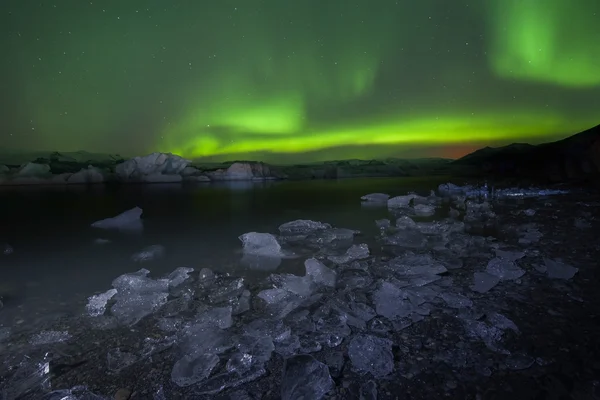 Jokulsarlon ledovcová laguna, východ, Island — Stock fotografie