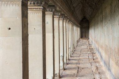 Antik koridor vasıl angkor wat 