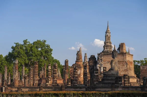 Sukothai historische park, unesco werelderfgoed — Stockfoto