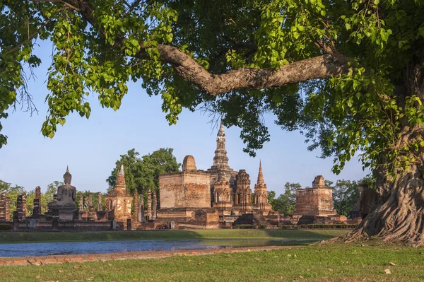 Sukothai historischer Park, UNESCO-Welterbe — Stockfoto