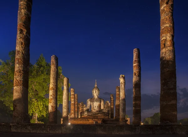 Sukothai historický park, světového dědictví unesco — Stock fotografie