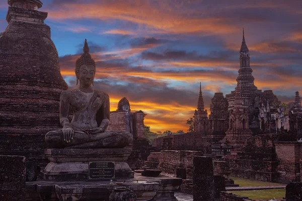 Parque histórico de Sukothai, patrimonio de la humanidad de la Unesco — Foto de Stock