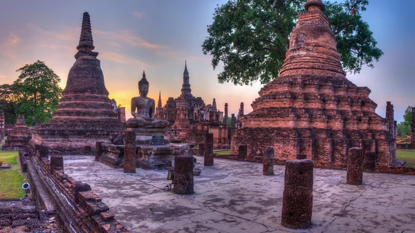 Sukothai historische park, unesco werelderfgoed — Stockfoto