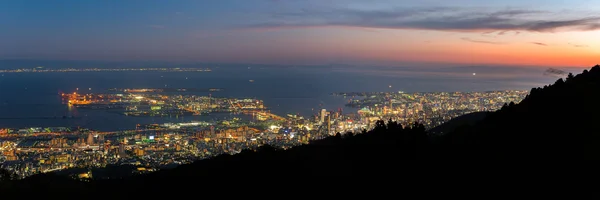 Japan, Kobe, natt — Stockfoto