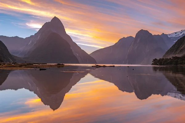 Milford zvuk, Nový Zéland — Stock fotografie