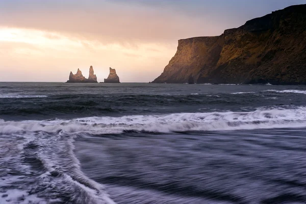 Vik, Güney İzlanda Beach'de — Stok fotoğraf