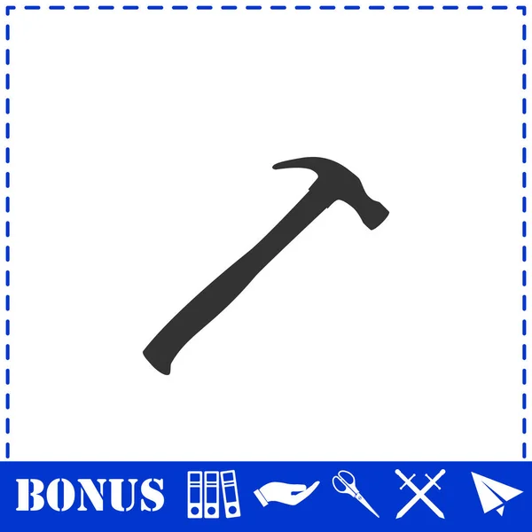 Иконка Когтей Плоская Простой Векторный Символ Значок Бонуса — стоковый вектор