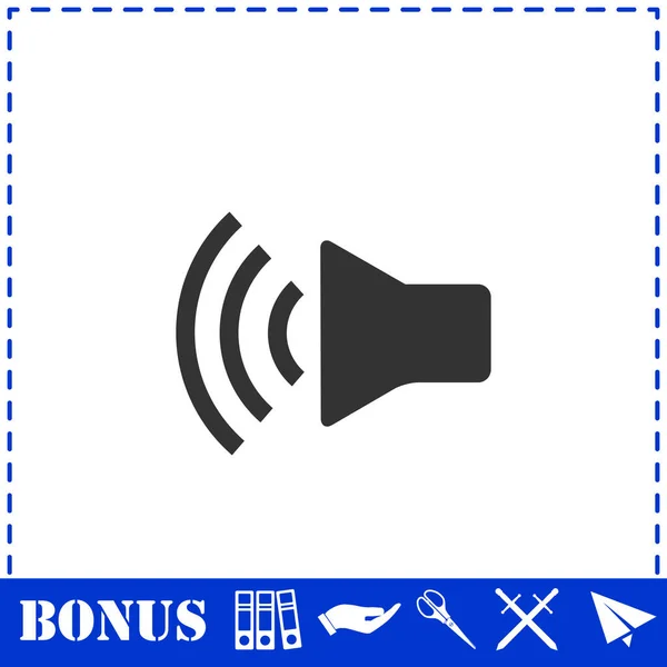 Volume Icon Flat Simple Vector Symbol Bonus Icon — Stock Vector