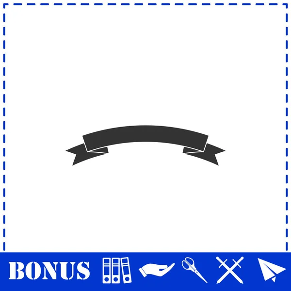 Banner Pictogram Plat Eenvoudige Vector Symbool Bonus Pictogram — Stockvector