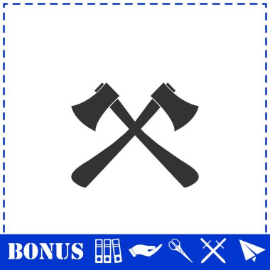 Oduncu baltaları simge düzlüğüne denk geldi. Basit vektör sembolü ve bonus simgesi