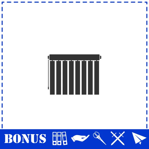 Jaloezie Icoon Plat Eenvoudige Vector Symbool Bonus Pictogram — Stockvector