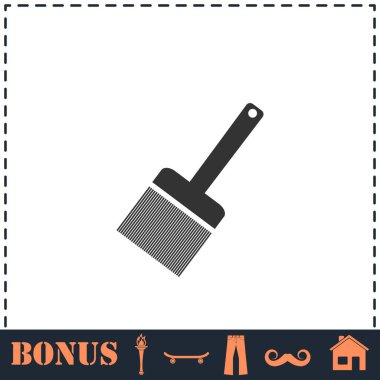 Oyuncak bıçak ikonu düz. Basit vektör sembolü ve bonus simgesi