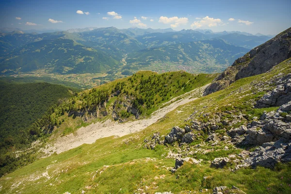 Sorprendenti montagne visitatore — Foto Stock