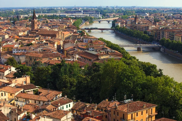 Beautiful Verona at evening — Stock Photo, Image