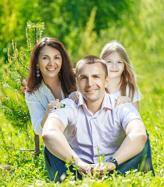 Familia feliz — Foto de Stock