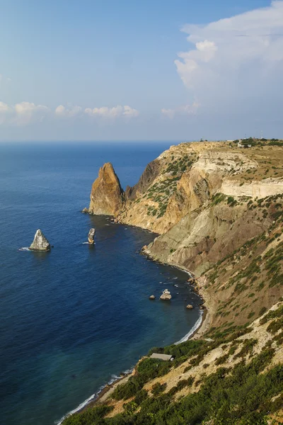 Fantastisk utsikt över Fiolent cape Krim — Stockfoto