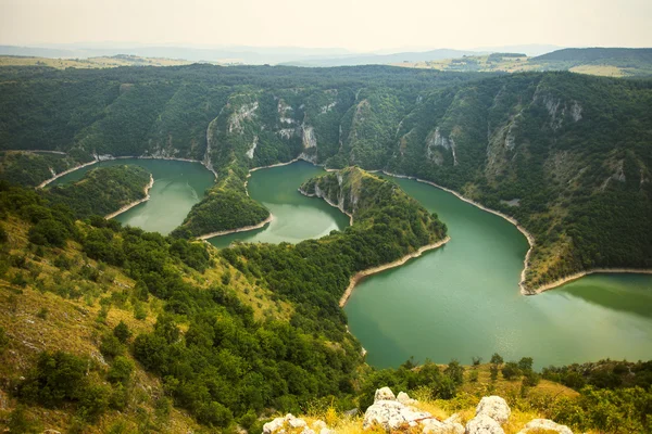 Uvac del canyon — Foto Stock