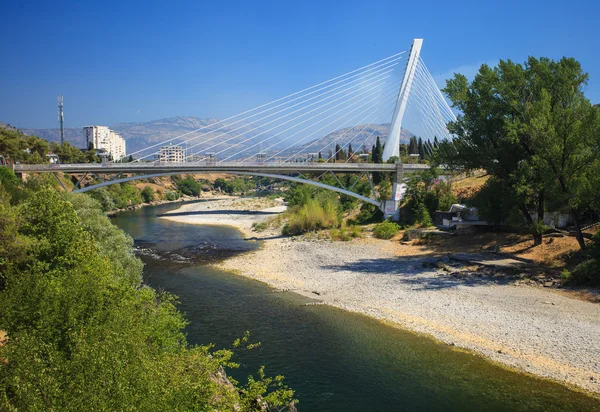 Jahrtausendbrücke in Podgorica — Stockfoto