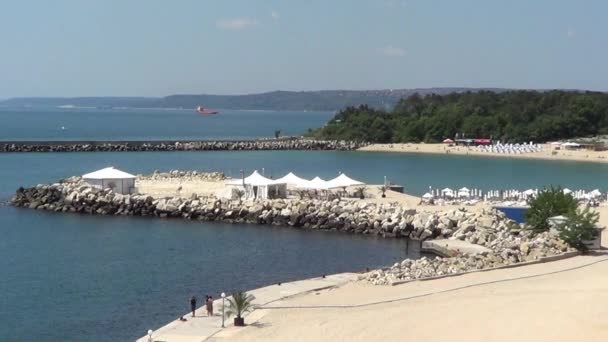 Saint Constantine och Helen resort, Bulgarien — Stockvideo