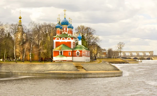 Kyrkan av prins Dmitrij på blod, Uglich — Stockfoto