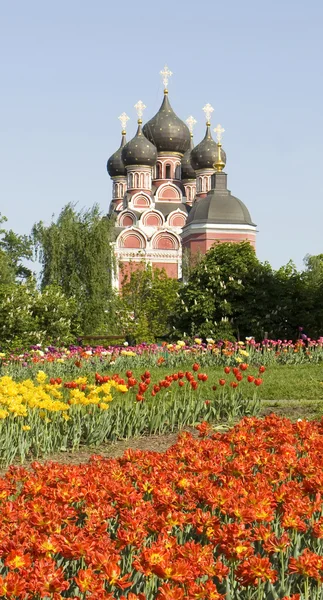 Moscou, igreja ortodoxa — Fotografia de Stock