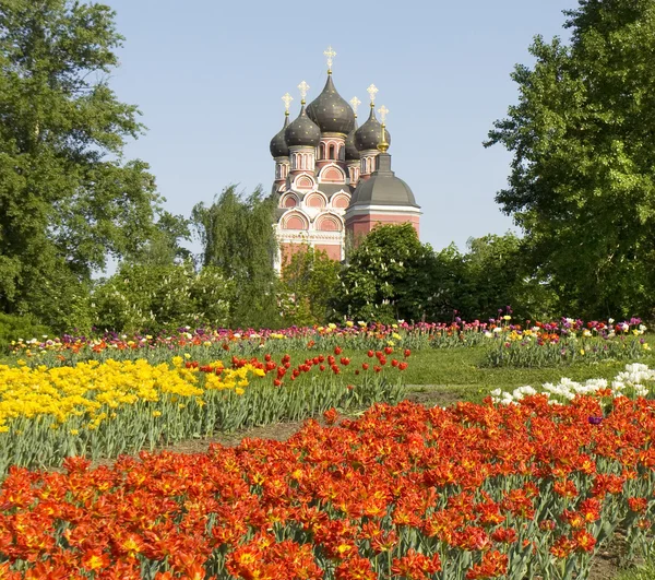 Moskva, ortodoxa kyrkan — Stockfoto