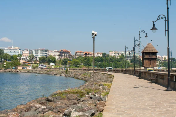 NESEBAR, BULGARIEN - JUNI 07, 2019: Stad Nesebar, UNESCO Världsarv. — Stockfoto