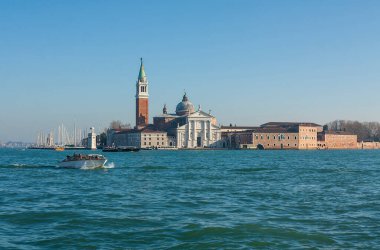 St. George Adası, Isola di San Giorgio Maggiore, Venedik, İtalya.