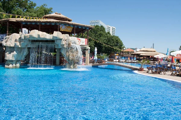 Plajdaki Bar Golden Sands Tatil Beldesi Bulgaristan — Stok fotoğraf