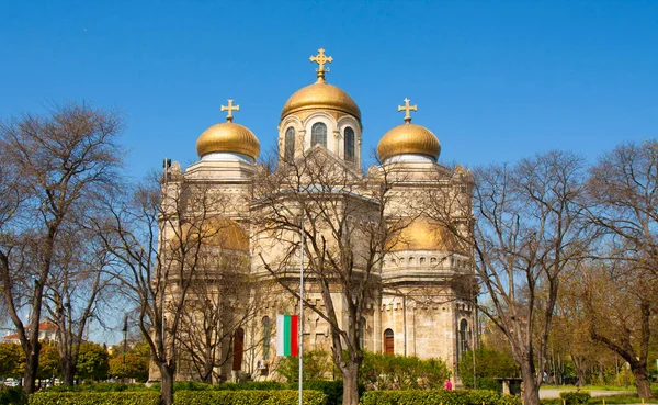 Warna Bulgarien Mai 2017 Orthodoxe Kathedrale Mariä Himmelfahrt Varna Bulgarien — Stockfoto