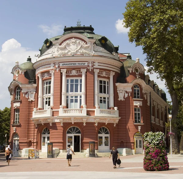 Varna Bulgaria Augst 2015 Building Opera Dramatic Theater Town Varna — Stock Photo, Image