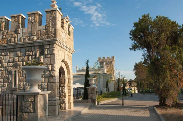 Constantine Helena Bulgarien Juli 2019 Gebäude Nachahmung Der Alten Burg — Stockfoto