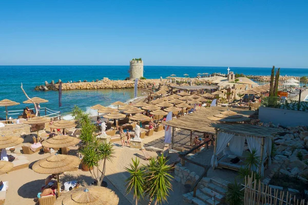 Constantine Helena Bulgaria Giugno 2020 Spiaggia Sul Mare Nei Santi — Foto Stock