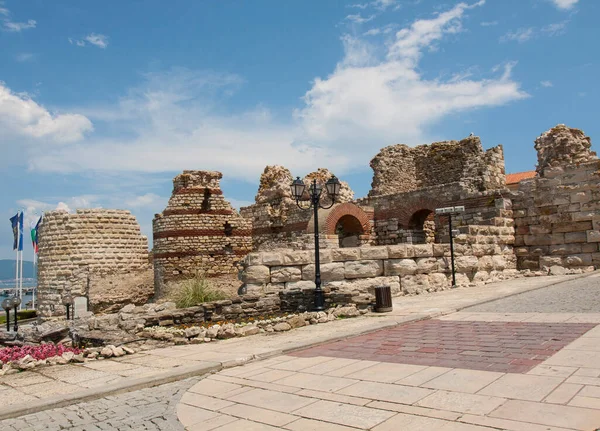 Ruins Old Historical Centre Town Nesebar Unesco World Heritage Site — Stock Photo, Image