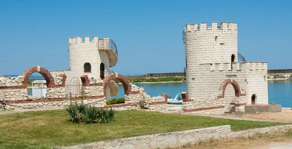 Yacht Bay Και Θερινό Θέατρο Στο Θέρετρο Golden Sands Golden — Φωτογραφία Αρχείου