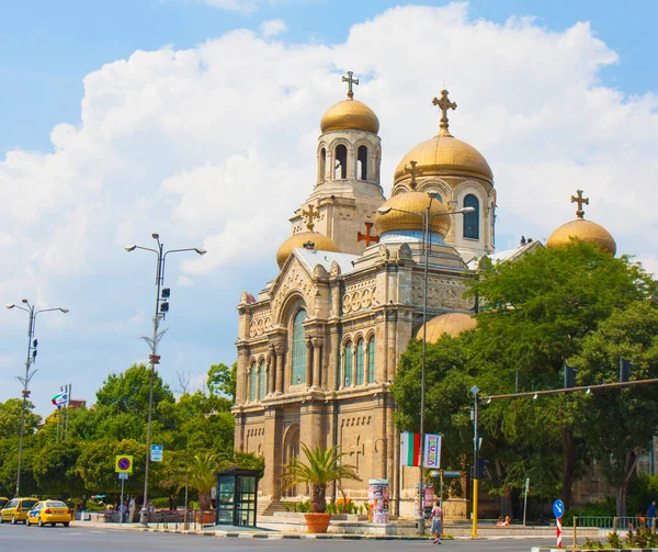 Ortodoxa Katedralen Antagandet Jungfru Maria Varna Bulgarien — Stockfoto