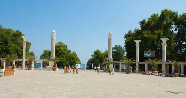 Varna Bulgaria August 2015 Entrance City Park Varna Bulgaria — Stock Photo, Image