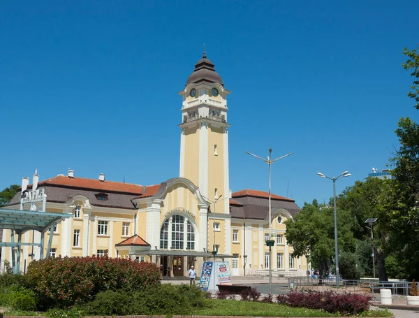 Järnvägsstation Staden Burgas Burgas Bulgarien — Stockfoto