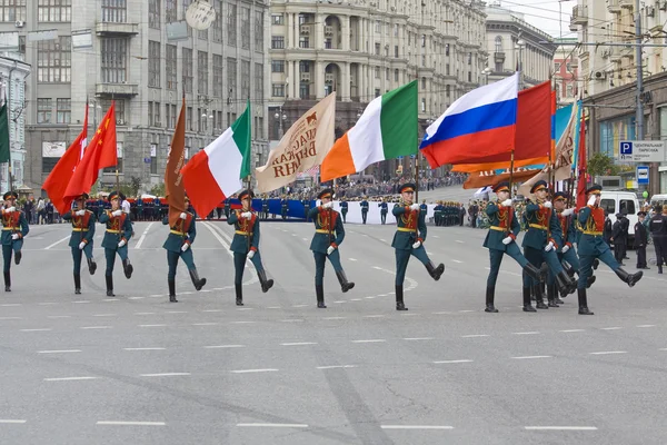 Moszkva, fesztivál "spasskaya torony" — Stock Fotó