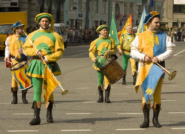 Moszkva, fesztivál "spasskaya torony" — Stock Fotó