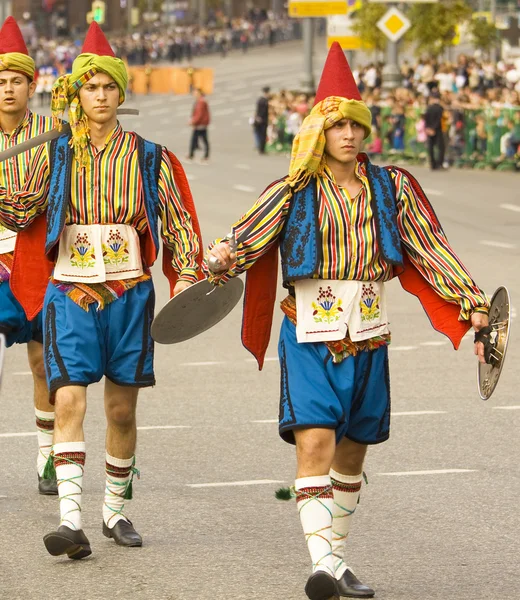 Moskva, festival "spasskaya tornet" — Stockfoto