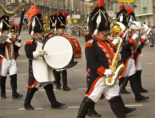 Moskva, festival "spasskaya tornet" — Stockfoto