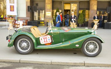 Retro car Riley Sprite