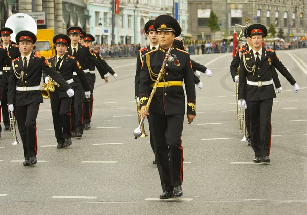 Moszkva, fesztivál "spasskaya torony" — Stock Fotó