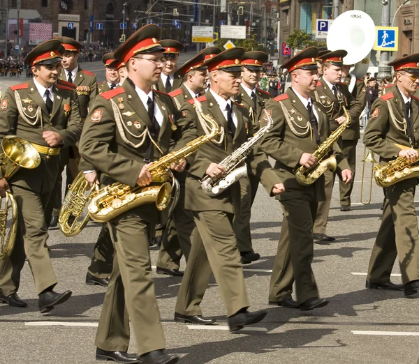 Moskva, festival "spasskaya tornet" — Stockfoto