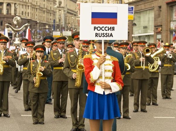 Москва, фестиваль "Спасская башня" " — стоковое фото