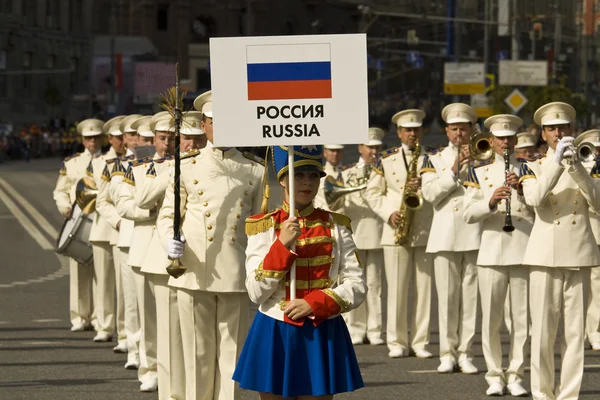 모스크바, 축제 "spasskaya 타워" — Zdjęcie stockowe