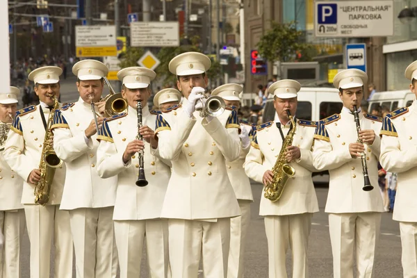 Moskou, festival "spasskaya tower" — Stockfoto