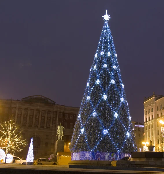 Moscovo, árvore de Natal — Fotografia de Stock